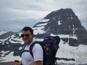 Josh and Dominic at Hidden Lake Overlook, Glacier National Park, Montana. Photo 2014.