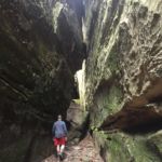 Rock walls at Panther's Den