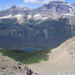 Glen Lake, seen from the side of Mt. Merritt, Glacier National Park, MT